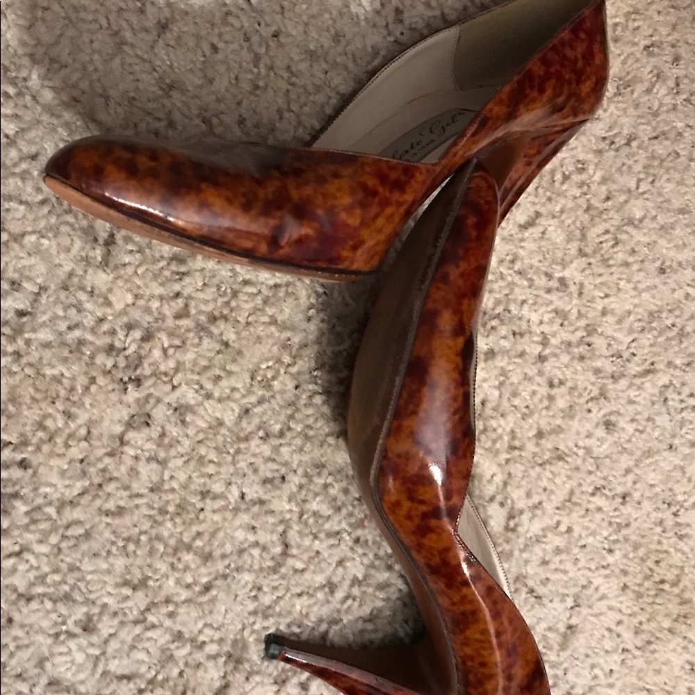 Tortoise shell high heels